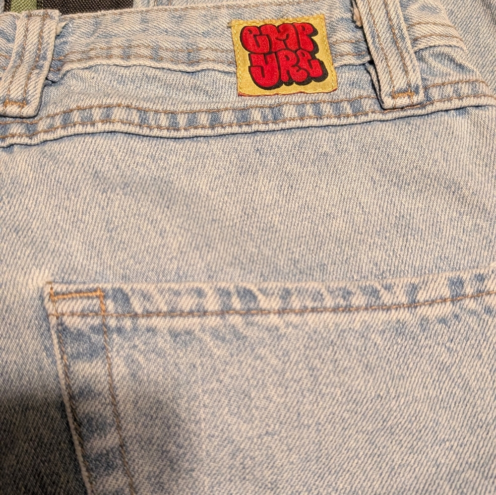 Empyre Relax Straight Leg 💯 Cotton Light Wash Denim Jeans Sz 28 - Picture 6 of 6